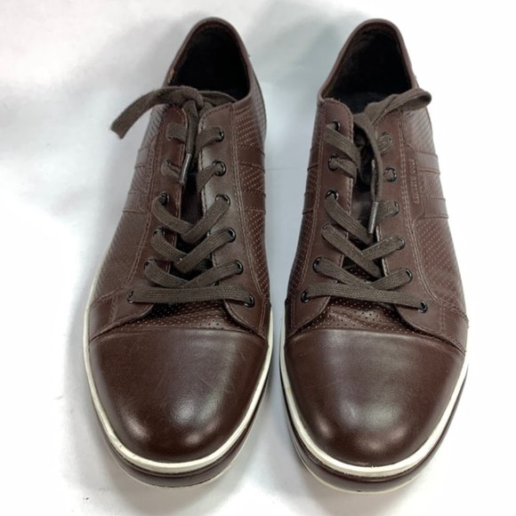 Kenneth Cole "Right On Cue" brown sneakers, Sz 8.5 - Picture 3 of 11